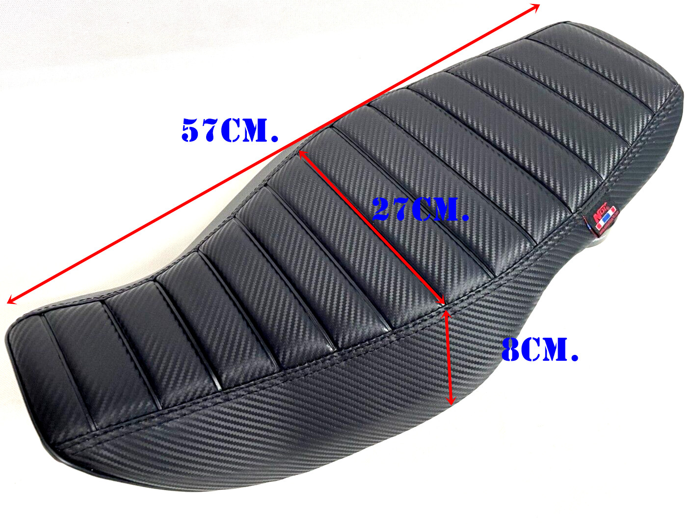 Honda grom 125 msx125 2017 2018 2019 2020 flat complete seats black Stitch v.25