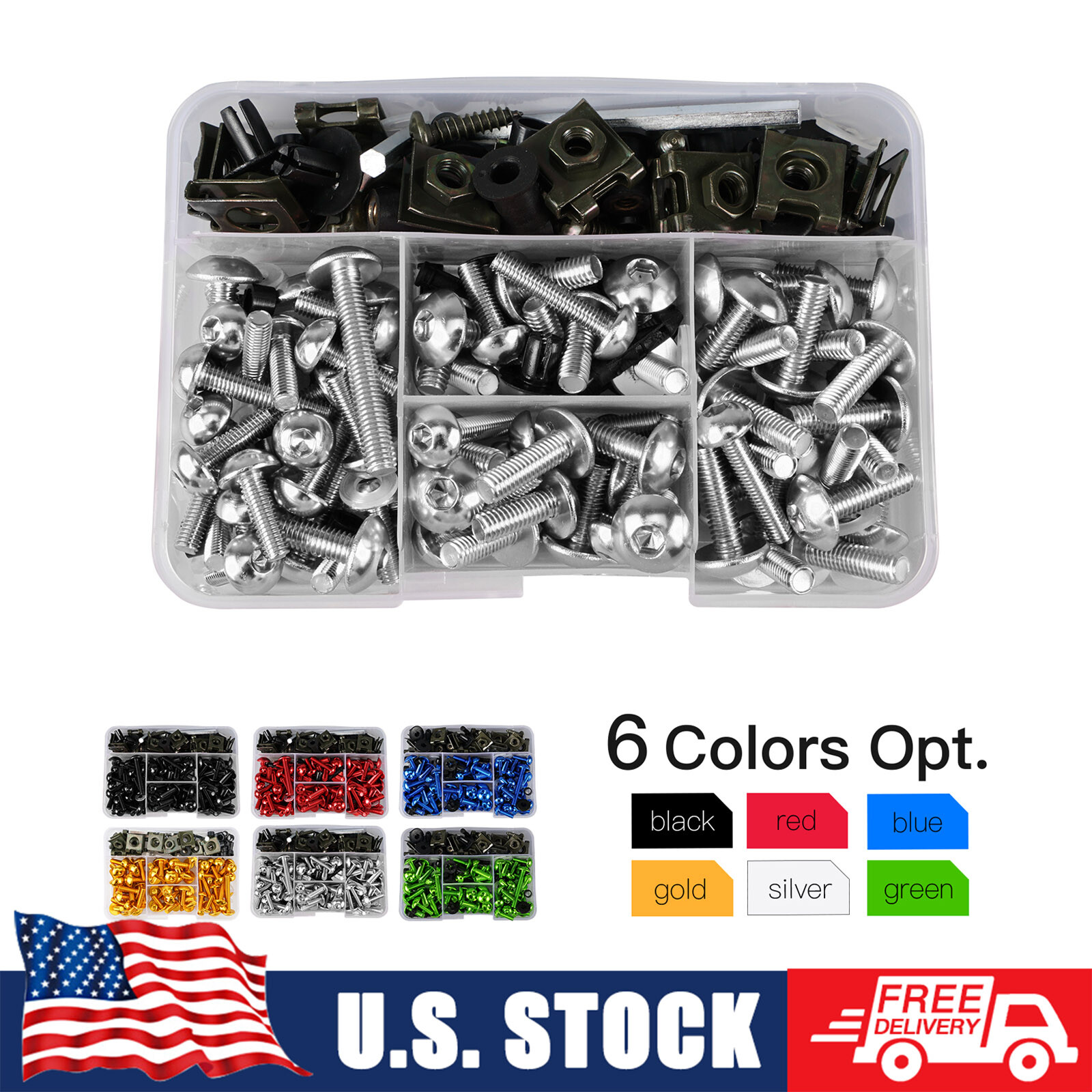 M5 M6 Fairing Bolts Clips Nut Set For Triumph Daytona 600 675 675R 900 955i 1200