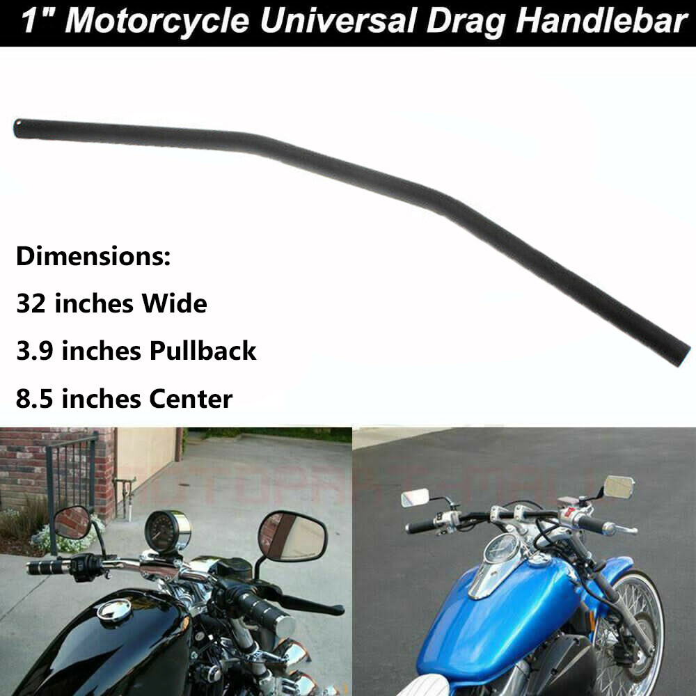 1″ inch 25mm Motorcycle Handlebars Motorbike Drag Bars For Harley Chopper Bobber