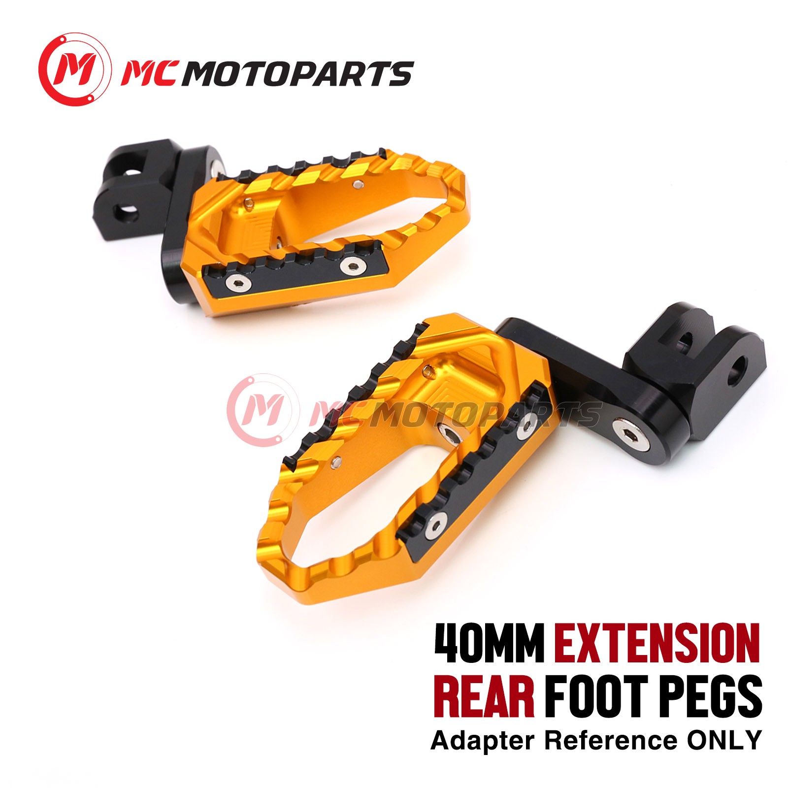 For Yamaha XT 1200 Z SuperTenere 2010-2017 1.5 in. Lowering Passenger Foot Pegs
