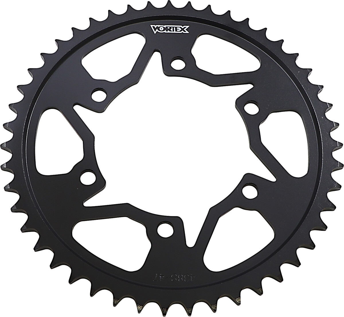 Vortex 438S-47 Steel Rear Sprocket 530 47T Black