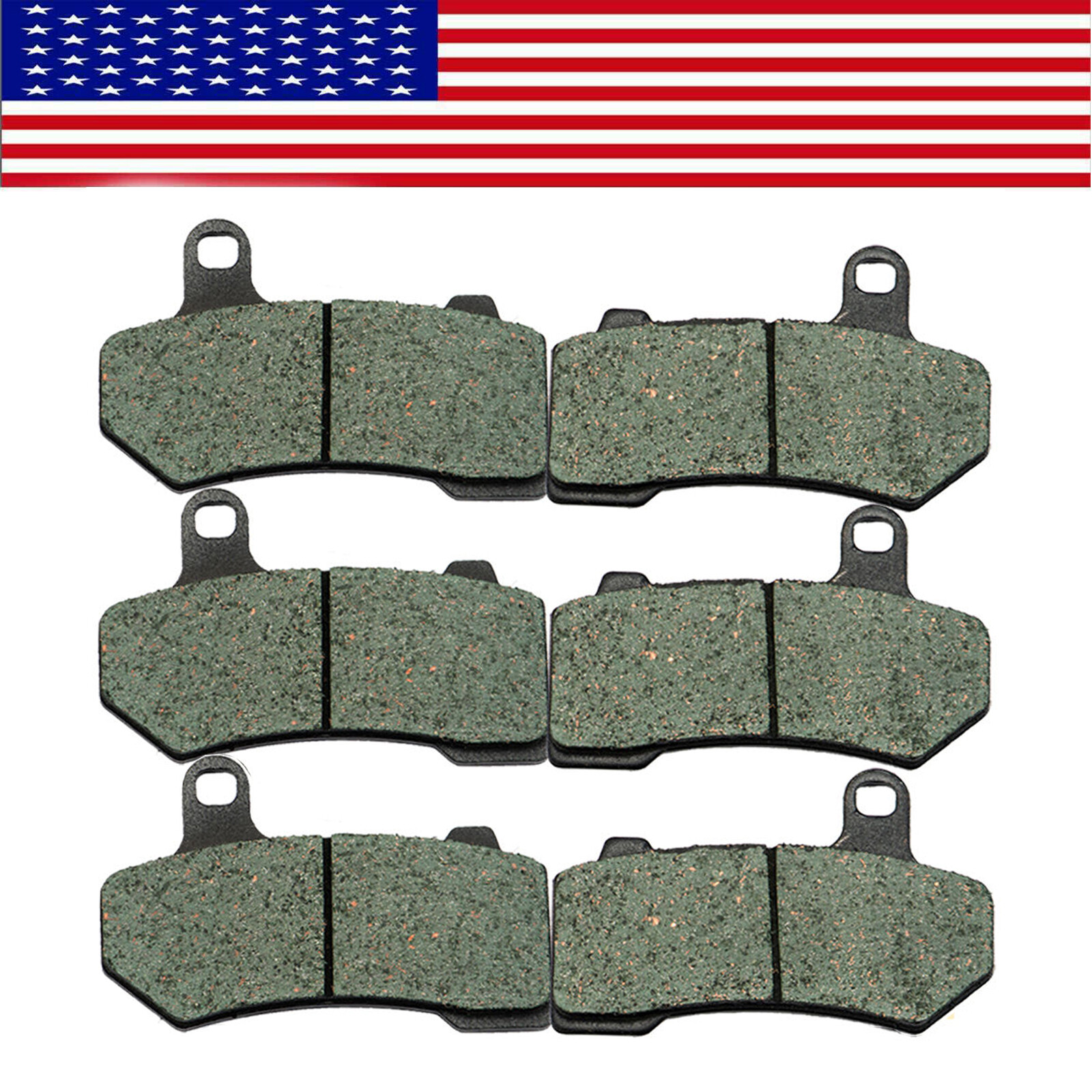 Front Rear Brake Pads Set For Harley FLHX Street Glide FLHR Road King 2008-2020
