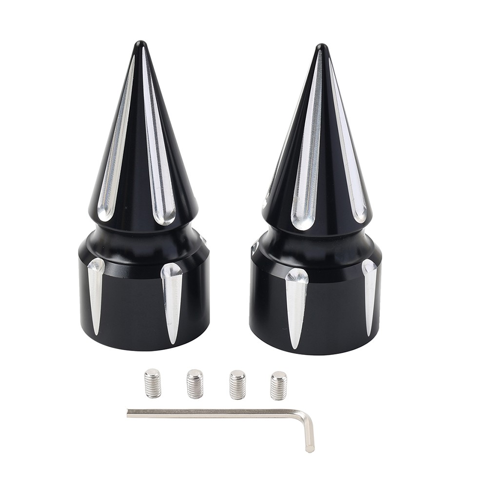 Front Axle Cap Nut Cover 3.6″ Inch Fits Harley Softail 07+ Dyna 08+ Street