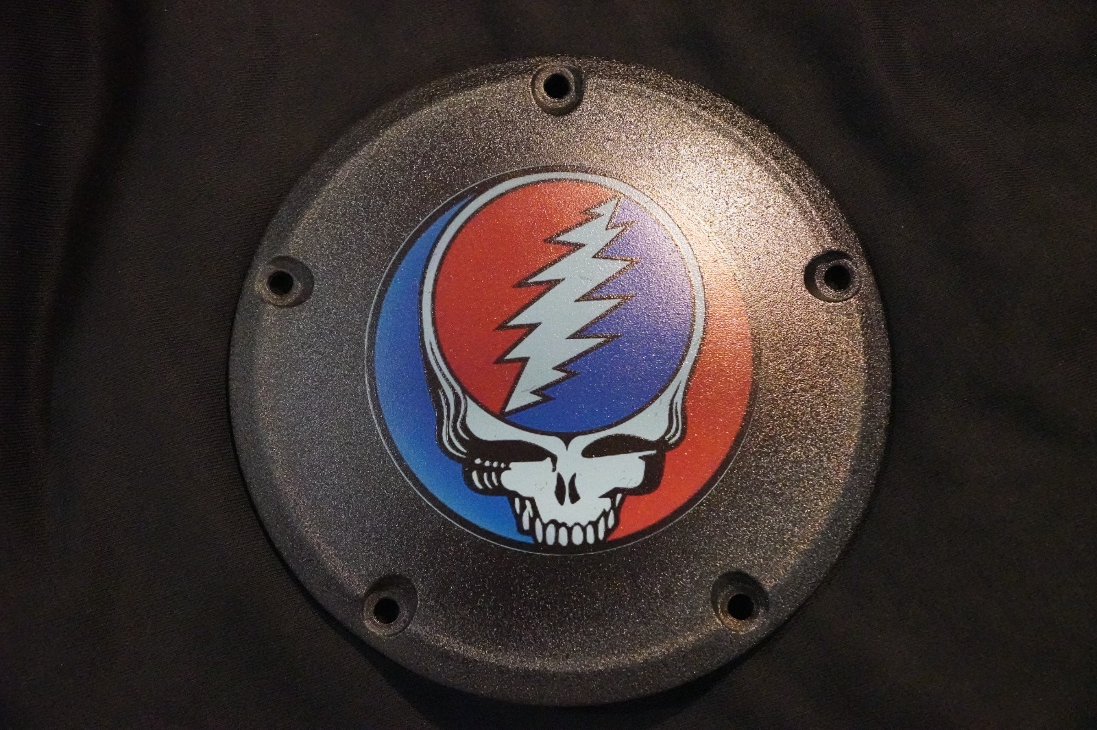 Grateful Dead Skull OEM Primary Derby Clutch Cover 07-17 Harley Dyna Softail FXD