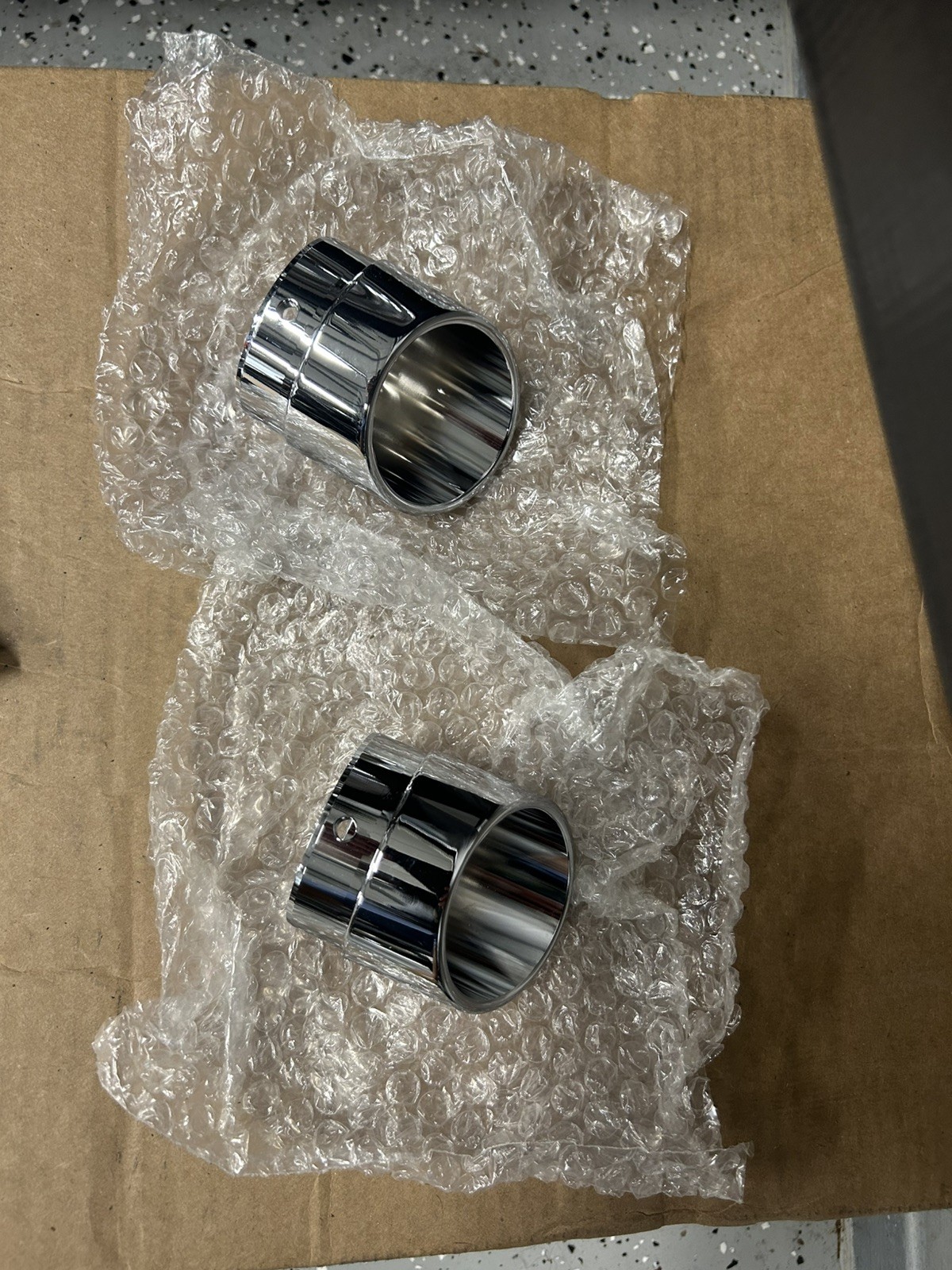 Sharkroad Softail True Dual Slash Cut Muffler Exhaust Tips