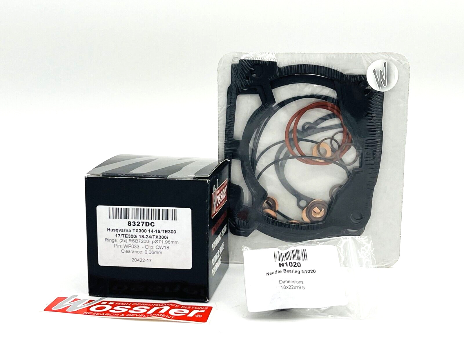 Top End Rebuild Kit WOSSNER Piston ‘C’ 71.96mm 2018 – 2023 KTM 300 Tpi