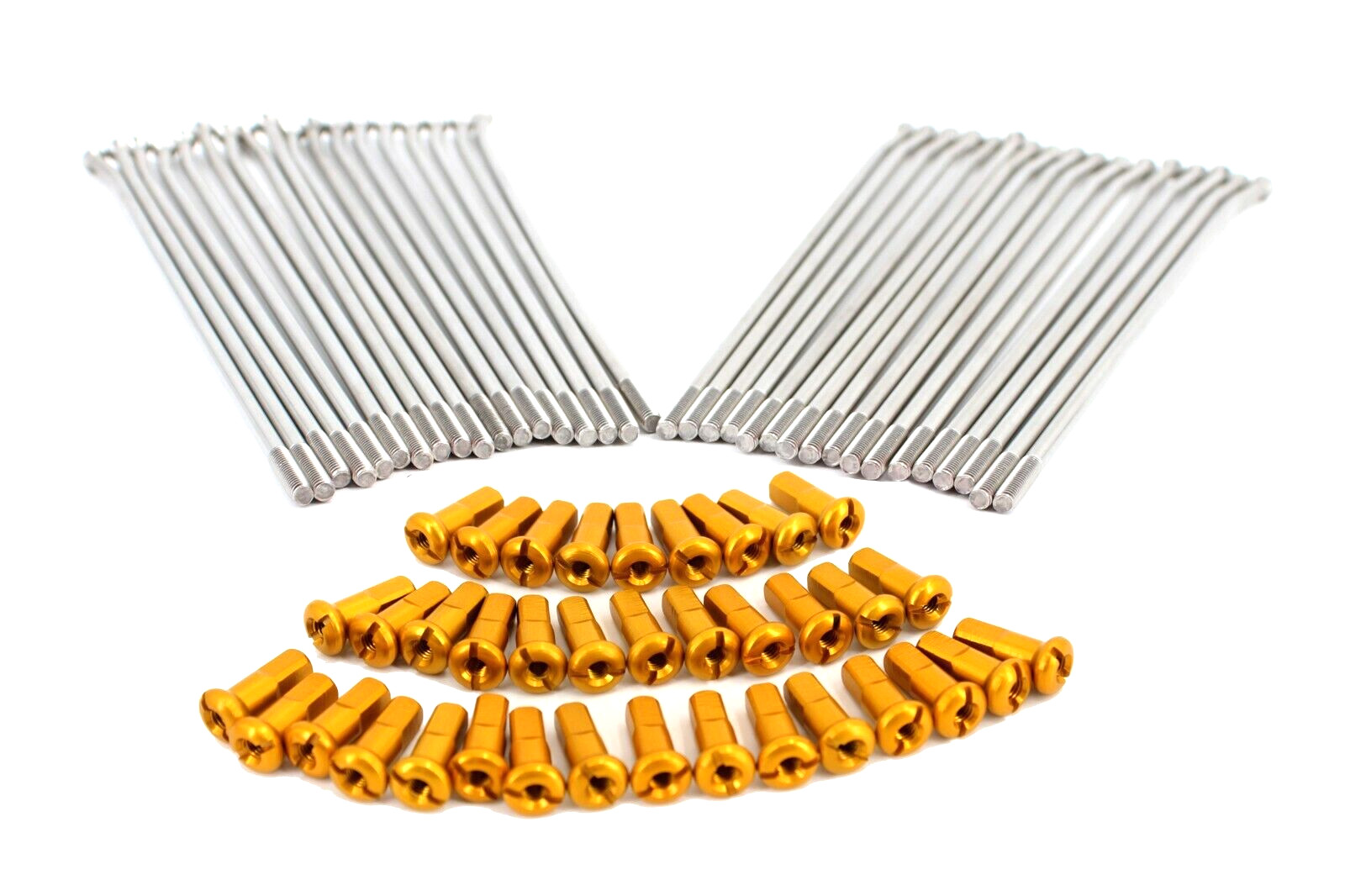 KKE 19″ Rear Spokes Kit Fit RMZ250 2005-2022 RMZ450 2007-2022 Gold Nipple 36pcs