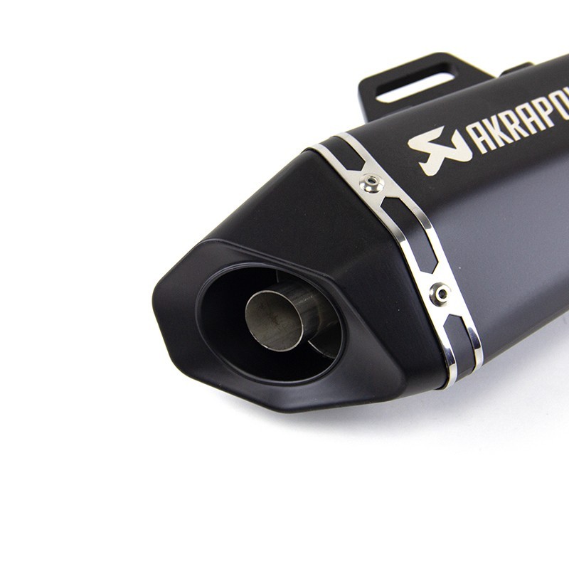 For Yamaha YZF R6 1998-2005 Exhaust Mid Pipe Black Muffler Tips Slip on System