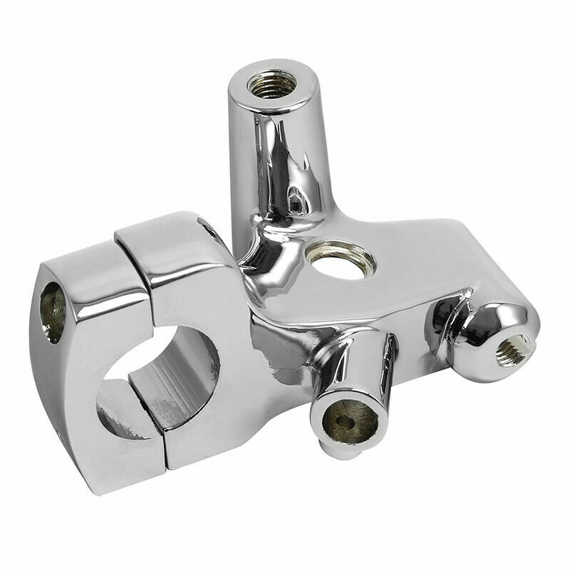 1 Inch Clutch Lever Perch Mirror Mount Bracket Holder For Honda Shadow 600 VT750