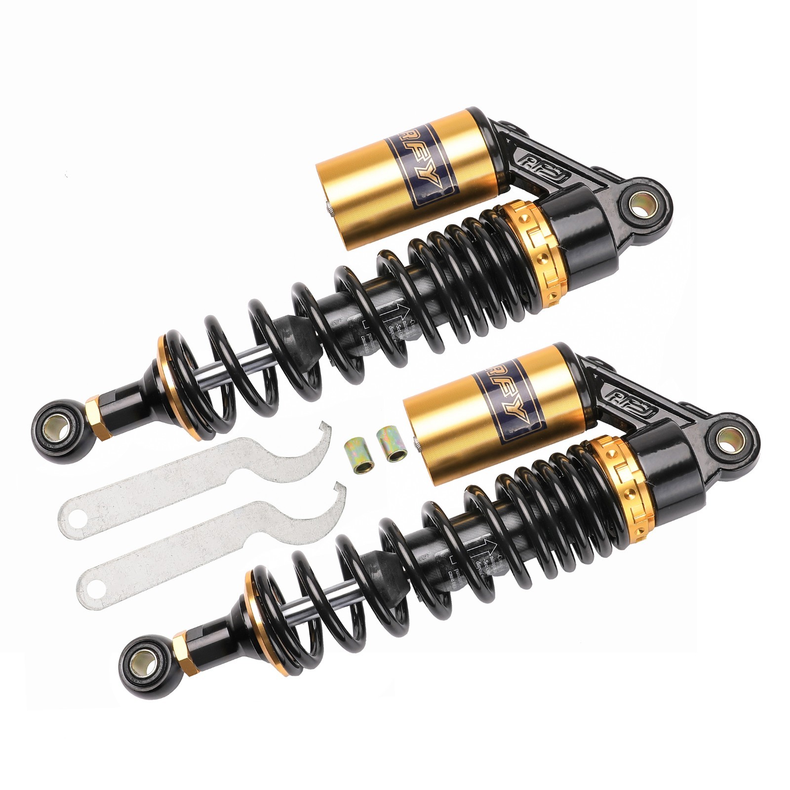 Motorcycle RFY 320mm Rear Air Shock Absorbers Damper For Honda Kawasaki Suzuki