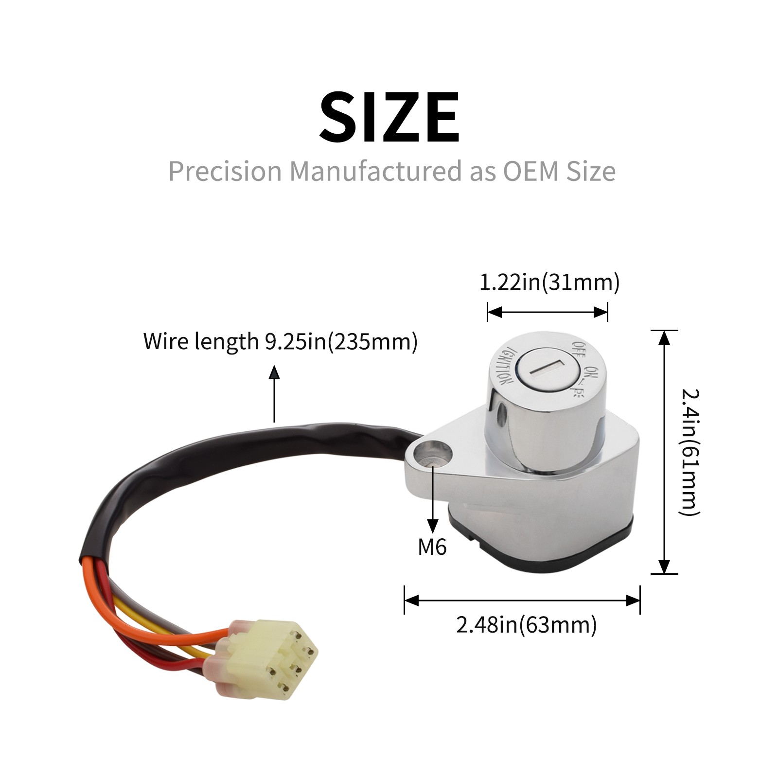 Ignition Key Switch For Suzuki Intruder VL 1500 98-04 Boulevard C90 C90T 05-09