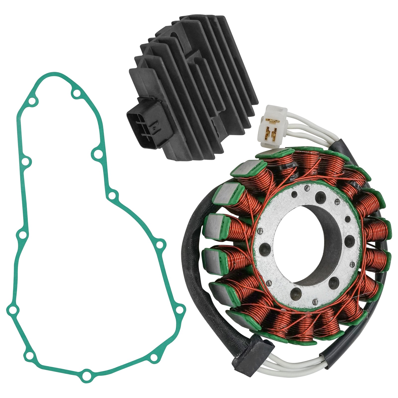 Stator Regulator Rectifier & Gasket for Kawasaki Ninja 650R EX650 2006-2011