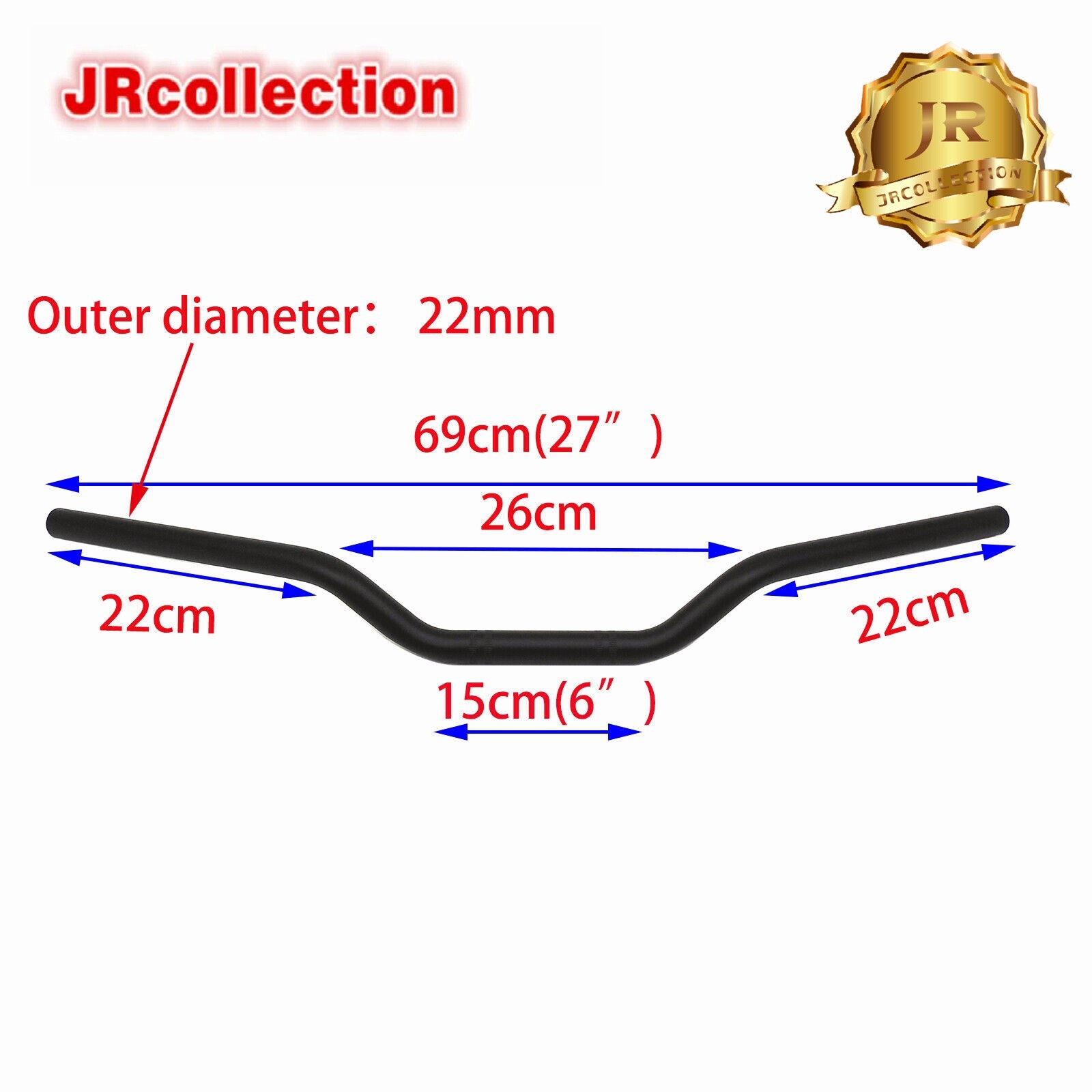 Motorcycle Handlebar 7/8″ Cafe Racer Handle/Drag FOR Honda Suzuki Yamaha Harley