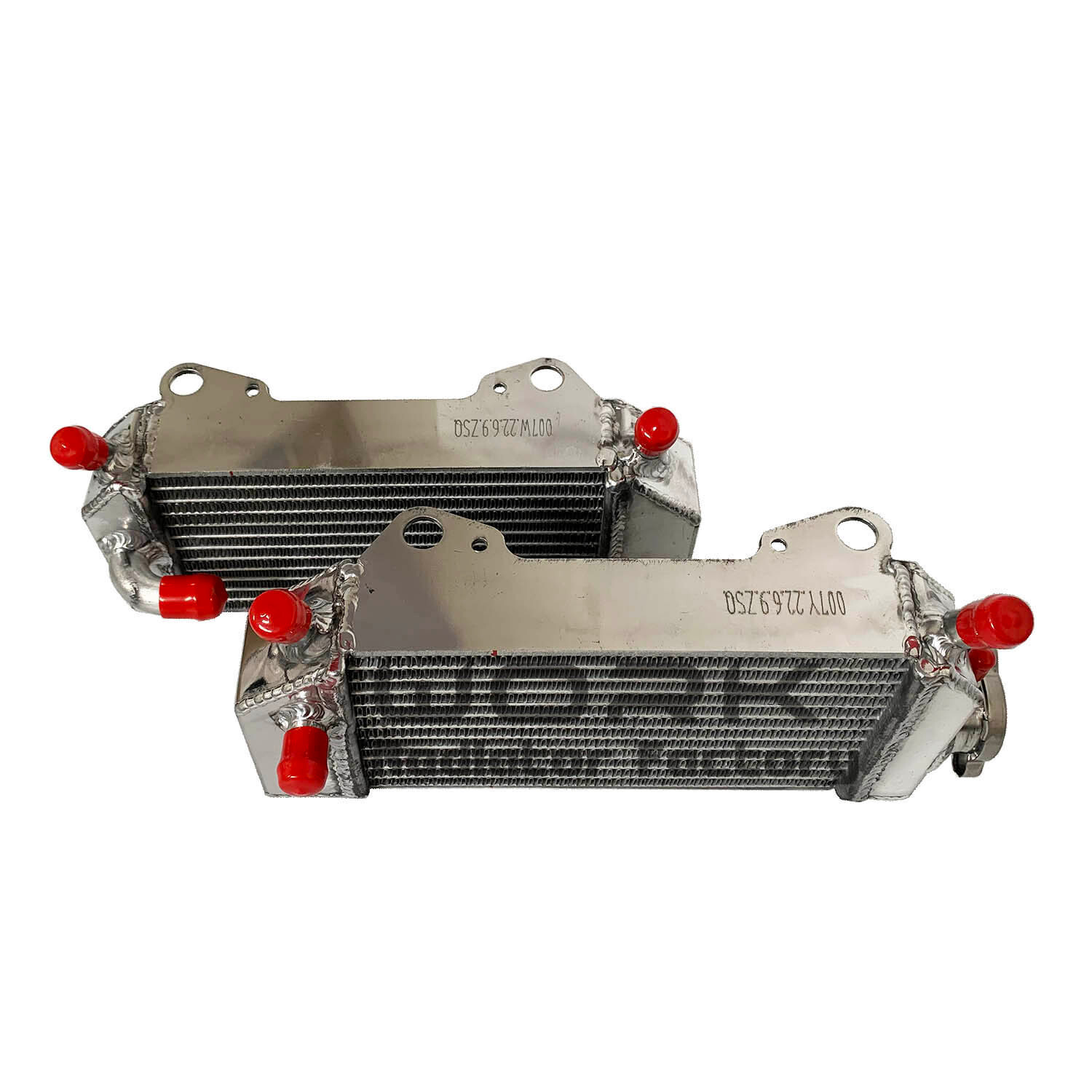 Radiator+Yellow Hose for Honda CRF250R 2004-2009/CRF250X 2004-2017 2008 Aluminum