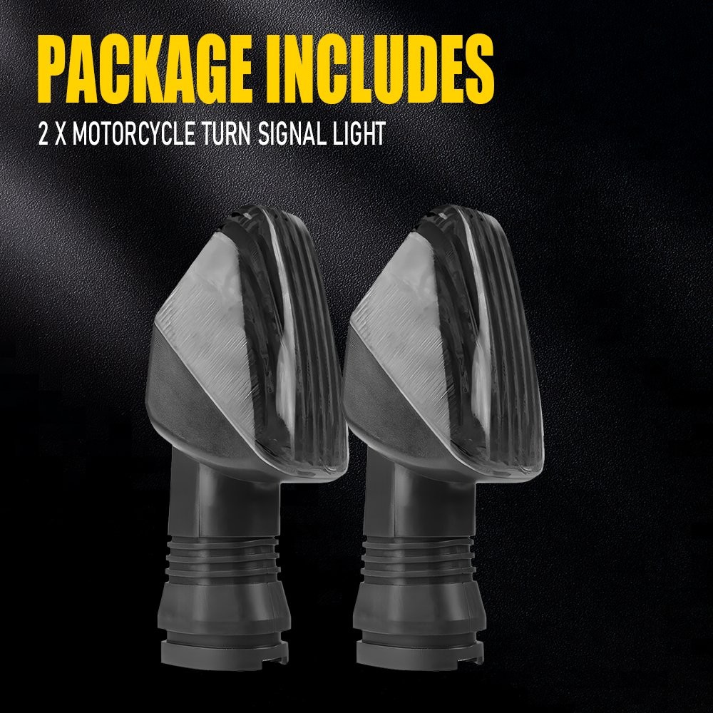 2X Turn Signal Indicator Blinker Amber Lights For 2006-2007 Kawasaki NINJA 250R