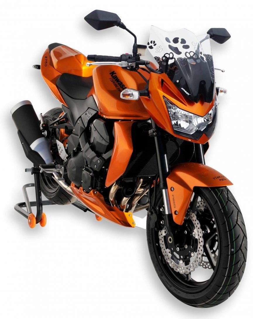Ermax Belly Pan Bug Spoiler Fairing Diablo Black Kawasaki Z 750 2007 – 2012
