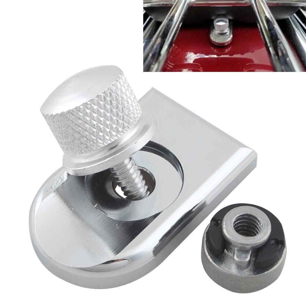 Rear Fender Seat Bolt Seat Screw Nut Mount Knob Cover Kit Fit For Harley 96-2023