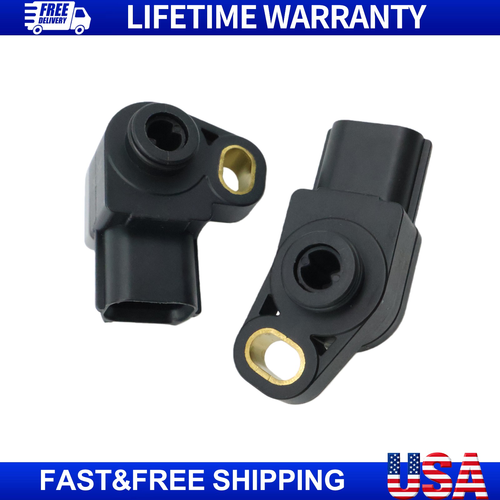 Main+Sub Throttle Position Sensor TPS For 2006-07 Kawasaki Vulcan 900 VN900