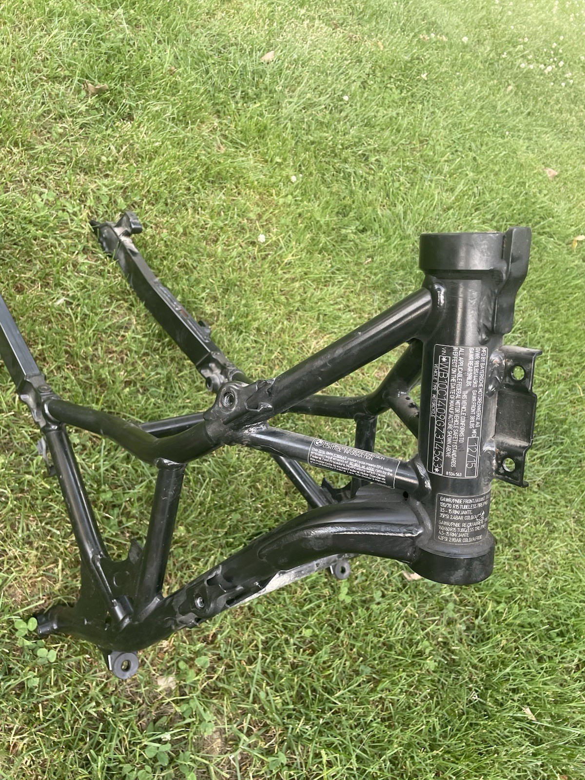 2016 BMW C650 Sport GT FRAME No Damage Never Wrecked