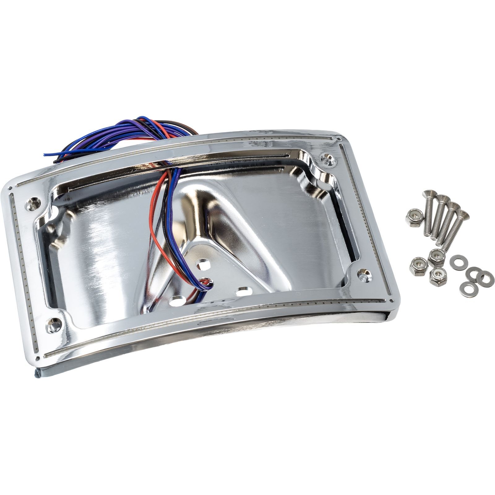 Letric Lighting Co. PERFECT PLATE LIGHT CURVE CHR XL `04-13 LLC-CPPL-C2