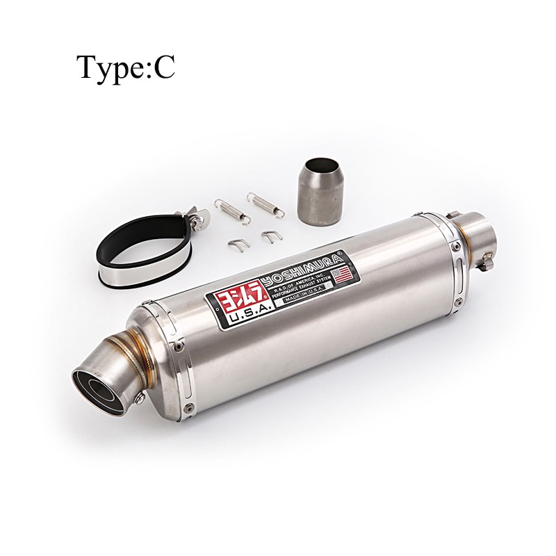 310 370 440mm Universal Motorcycle Exhaust Pipe Slip On 51mm Muffler DB Killer