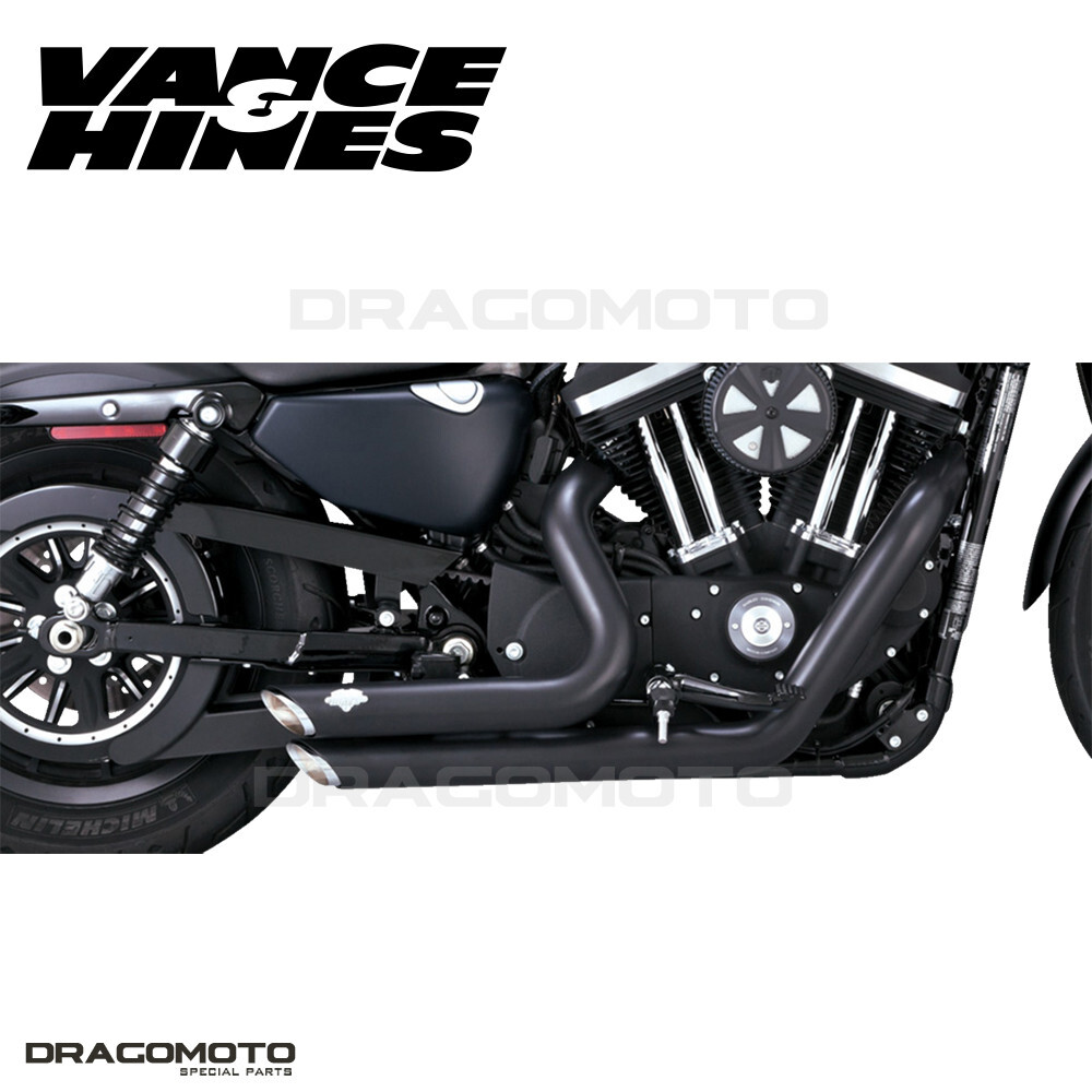 Harley XL 883 N ABS Iron 2014-2017 Shortshots Full exhaust Vance&Hines 47329 …