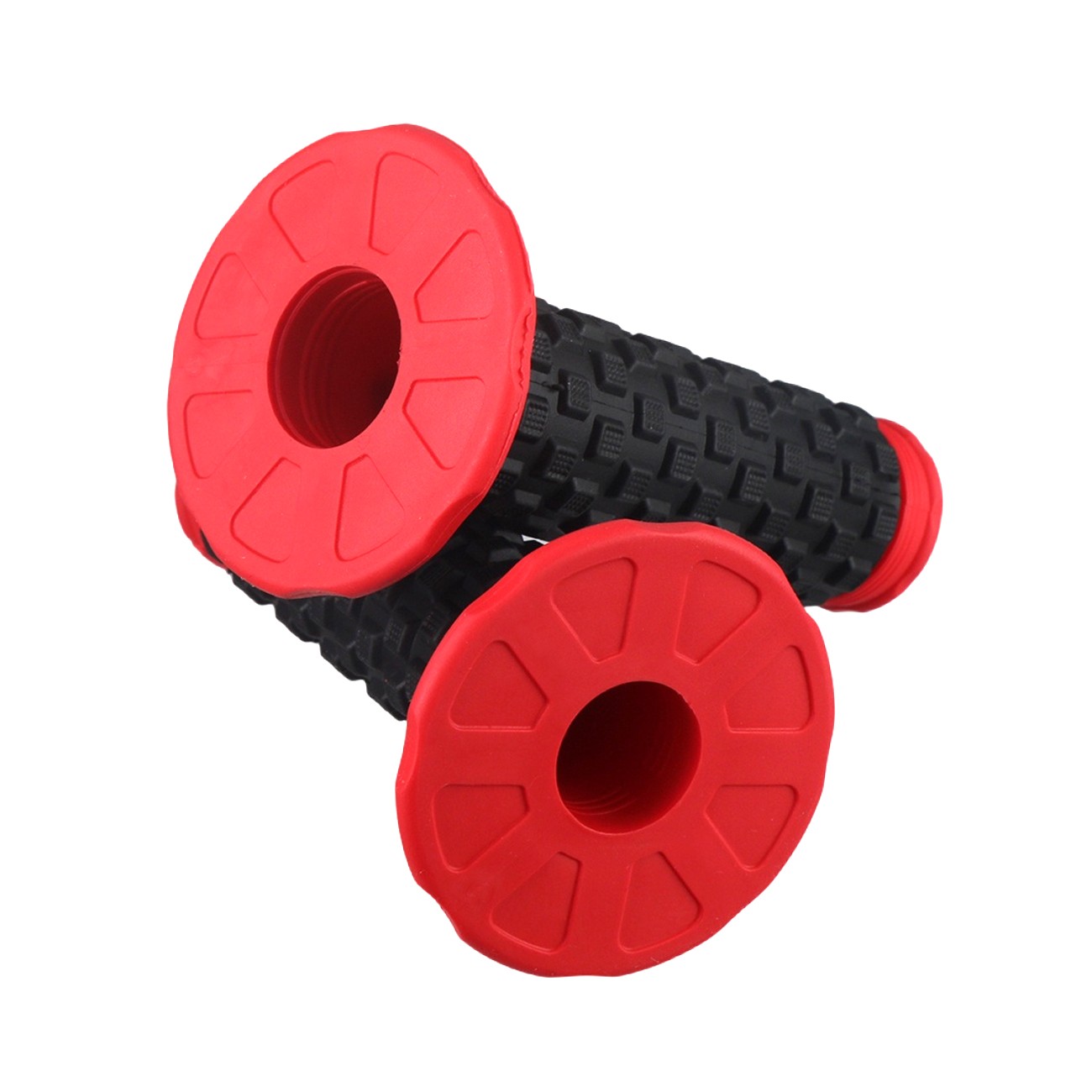 2PCS 7/8″ 22mm Handlebar Grip Soft Rubber Comfort Racing Grips for CRF150F XR 50