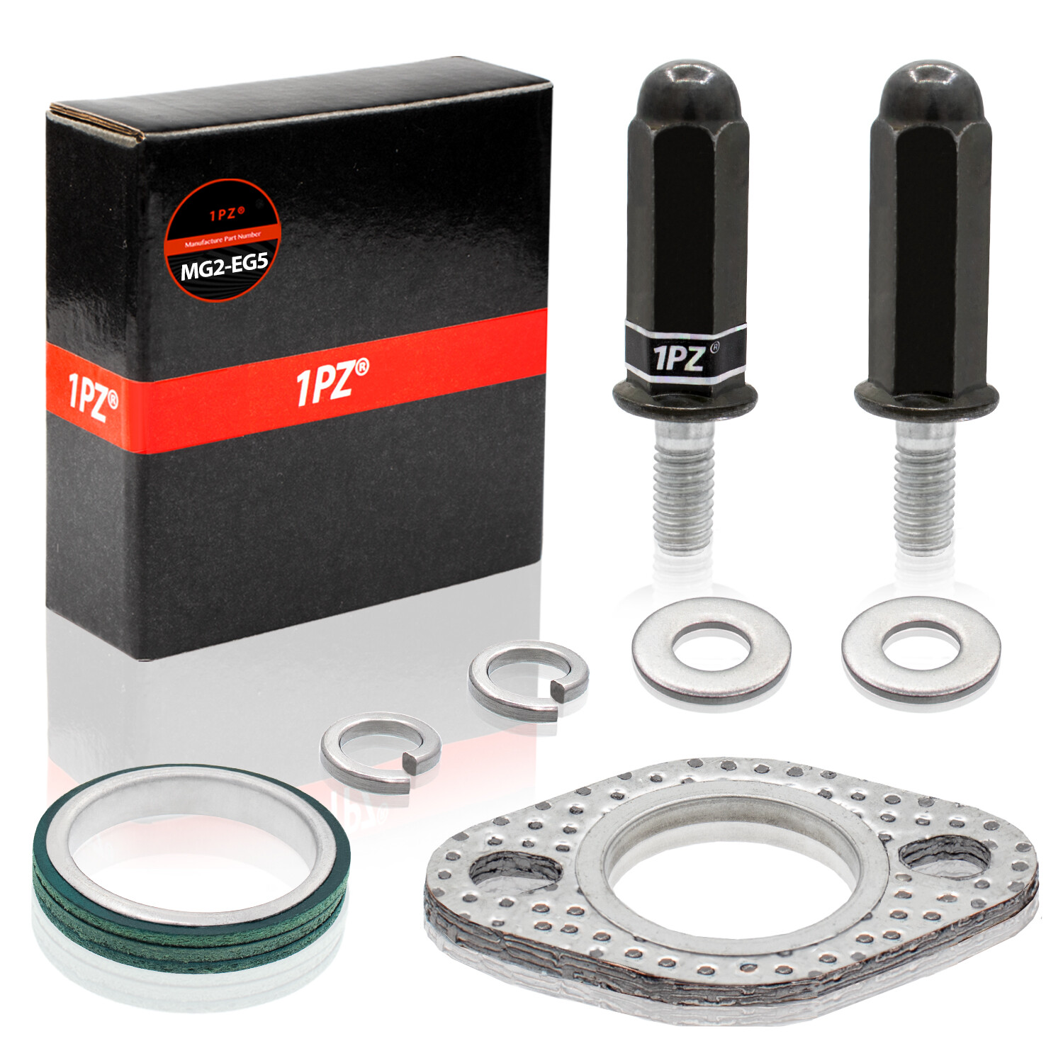 GY6 Premium Exhaust Bolt Gasket Stud Nut 50 125 150cc Sunl Coolster Jonway Buggy