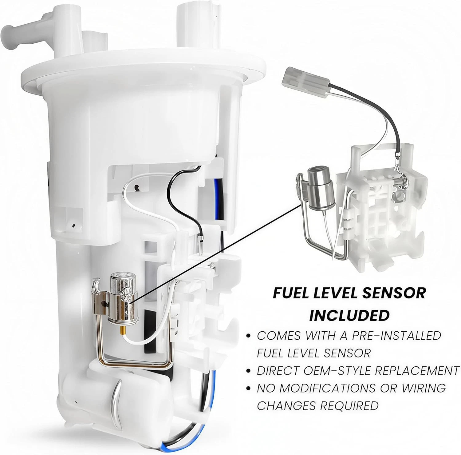 Fuel Pump Assembly For Yamaha YZF-R6 2003-2005 YZF-R1 2002-2006 19B-24486-01-00