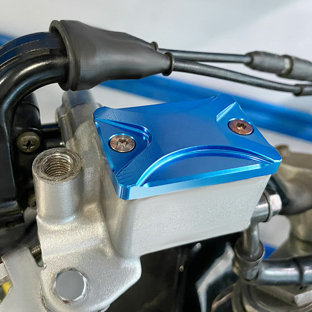 CNC Billet Brake Reservoir Cylinder Cover For Yamaha YFM250 YFM700 Raptor YFZ450