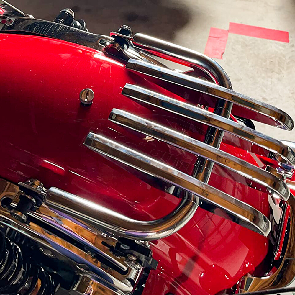 Chrome Finish Stealth Luggage Rack Mount For Harley Street Road Glide 2009-2026