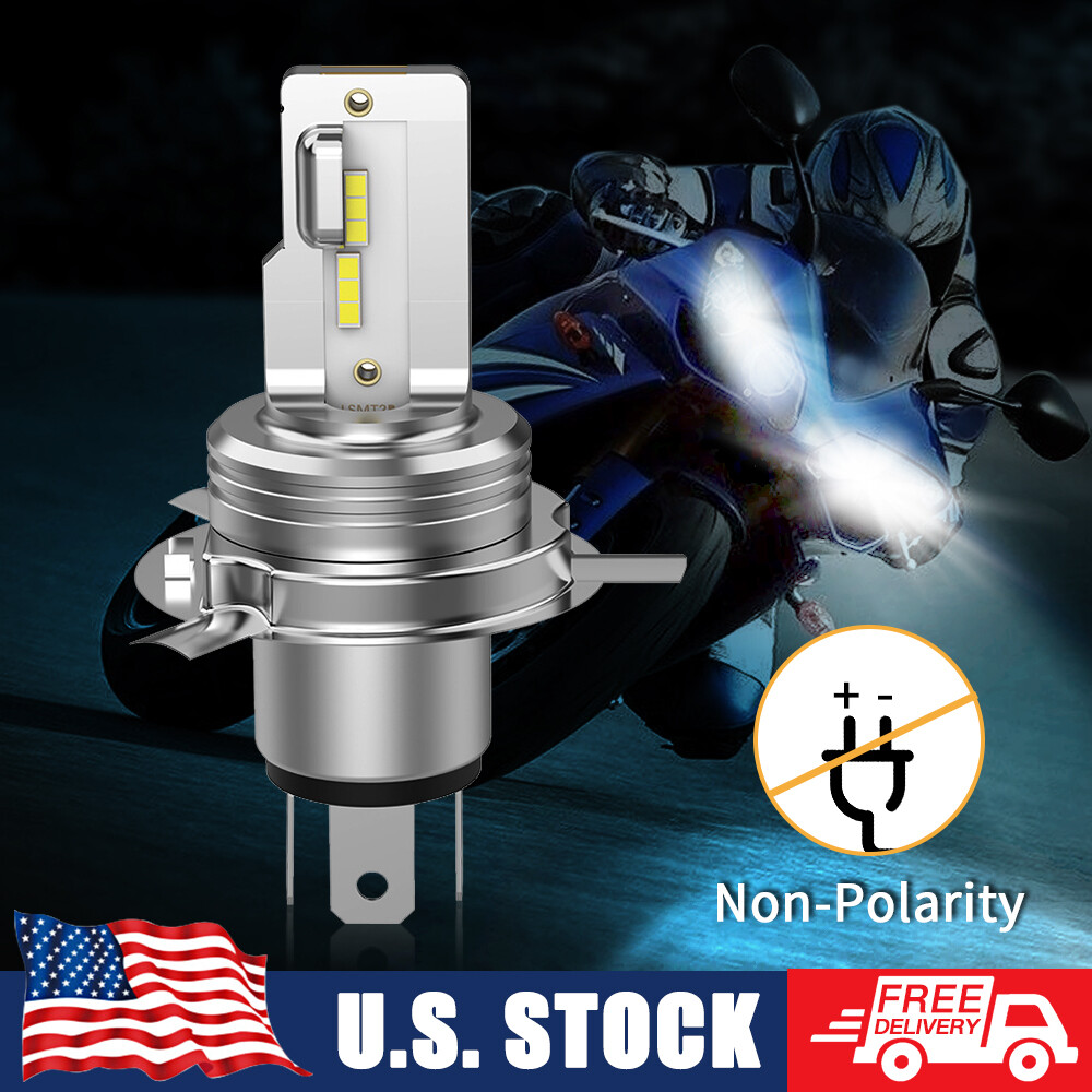 H4 9003 LED Headlight Bulb For Yamaha Royal Star XVZ1300 1996-2013 High/Low Beam