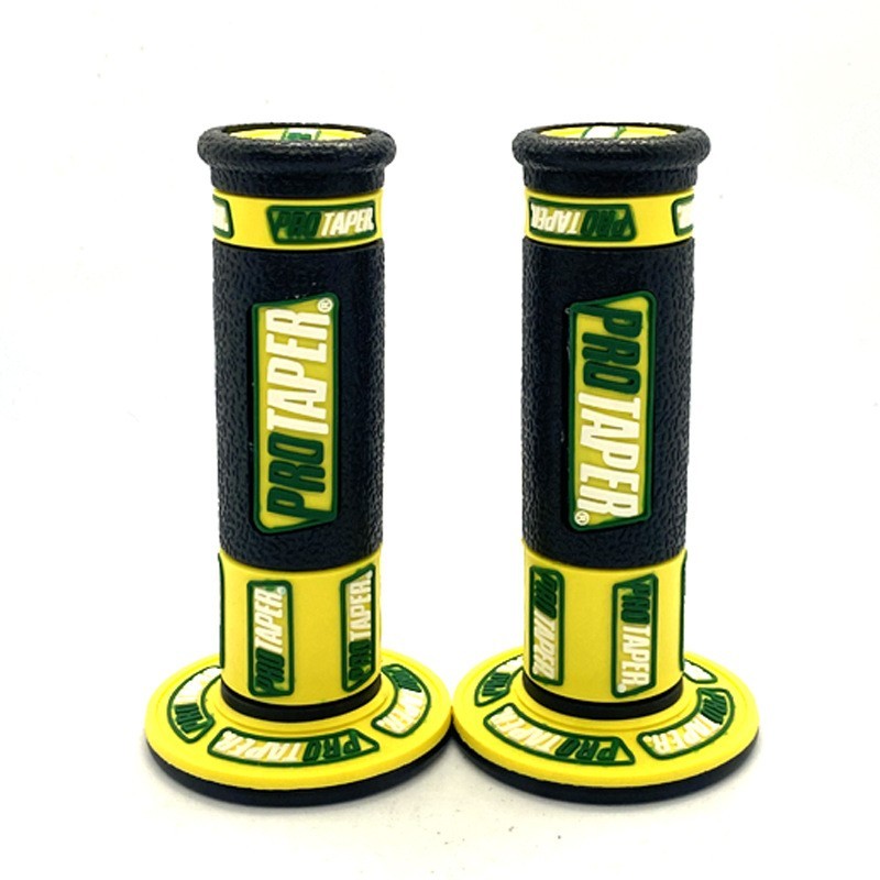 7/8″ Prtaper Hand Grips Yellow Handlebar Grip for Pit Dirt Bike Off-road ATV