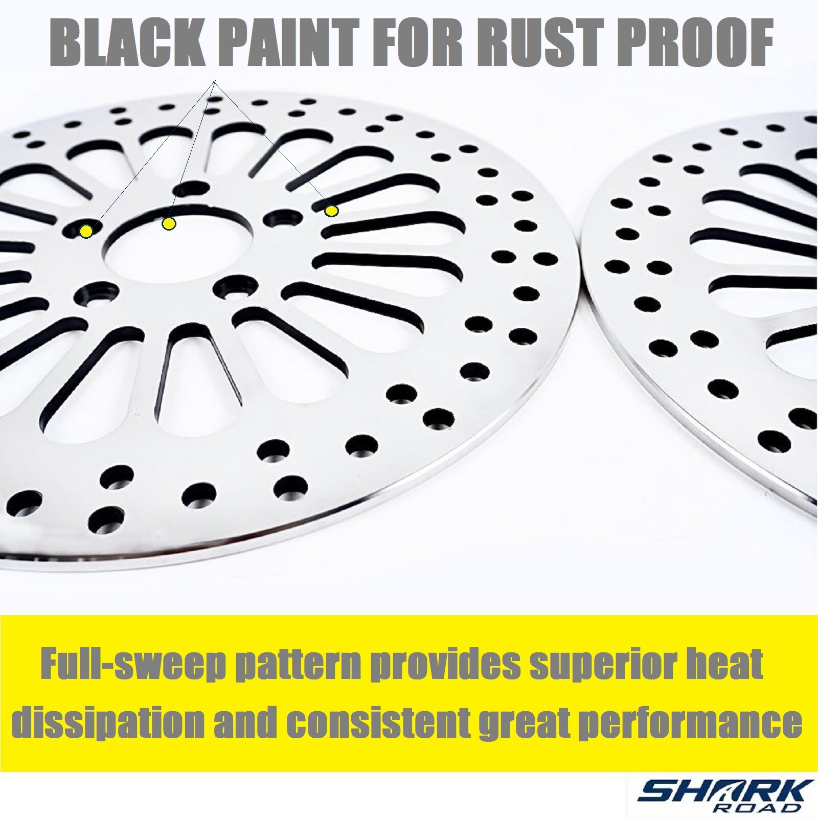 11.5″ Rear for Harley Brake Rotor Disc For Harley Touring Chopper Super Spoke SS