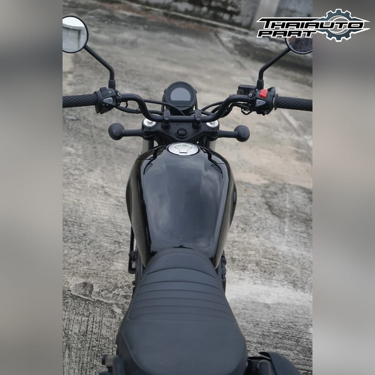 Cover Fuel Oil Tank Black ABS For Honda SCL CL300 CL500 2023-2025