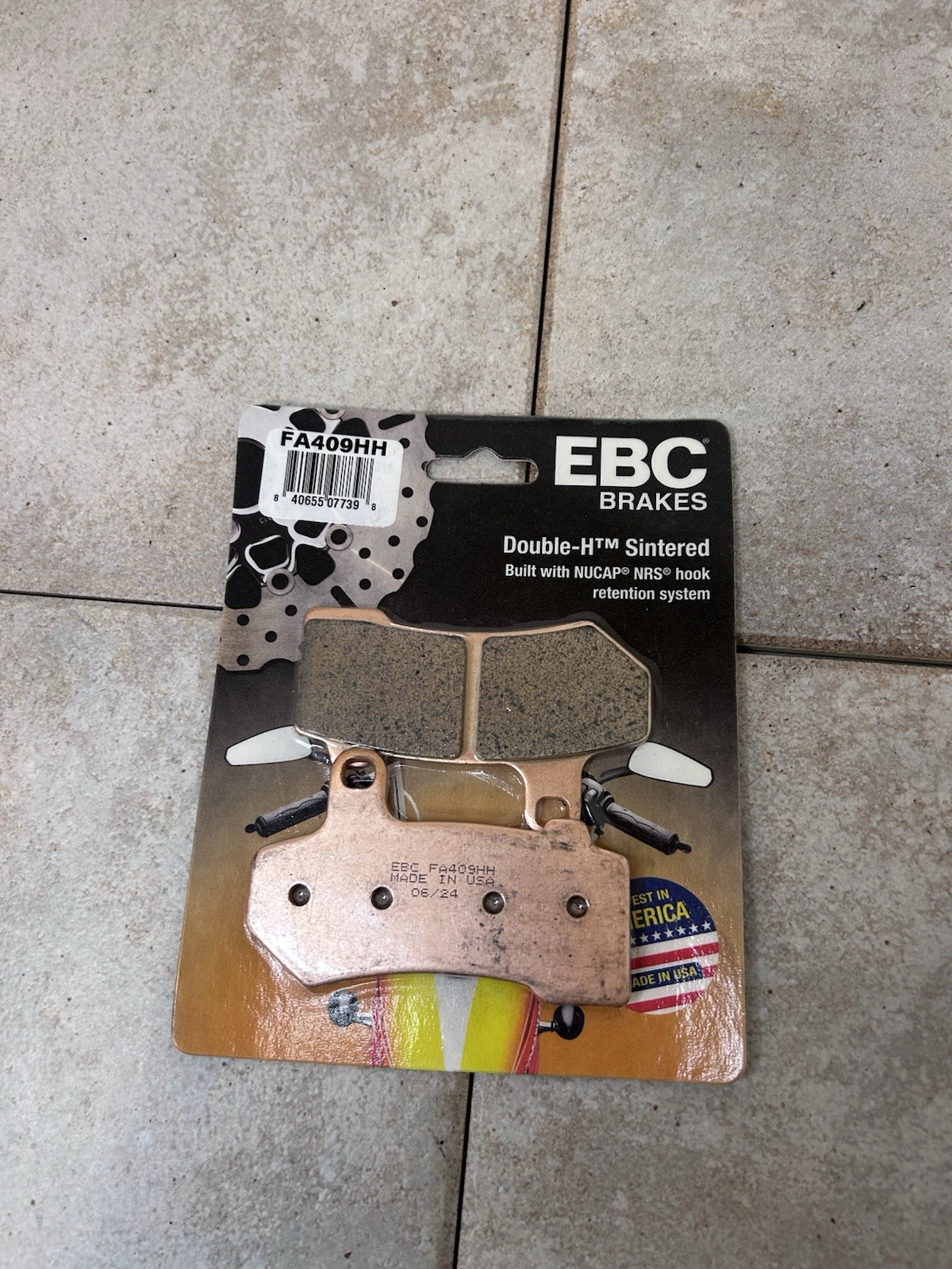 EBC Double-H Superbike Brake Pad Sintered metal – Front Right, Front left,
