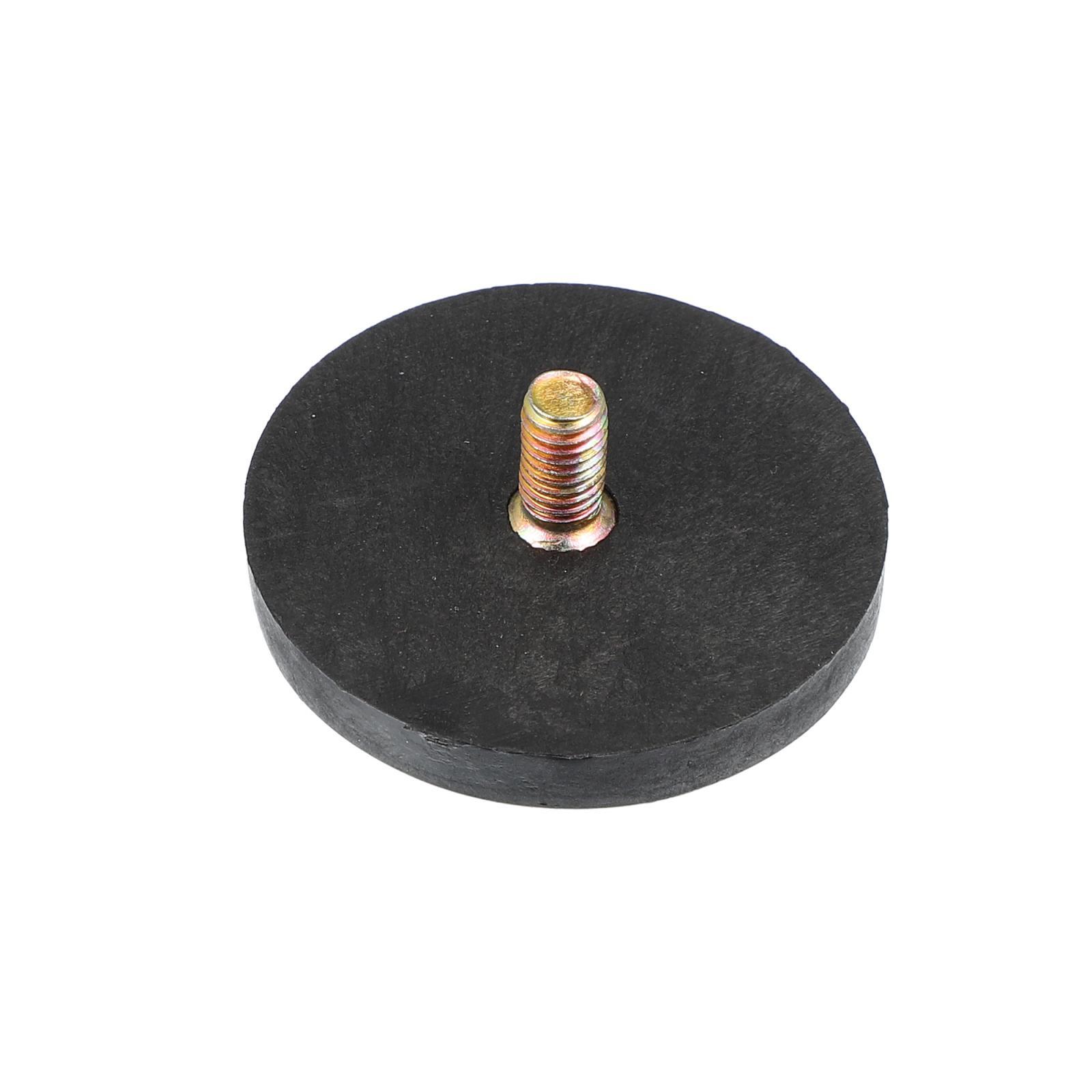 2pcs M6x1.0 Red Universal Screw Mount Round Warning Reflector for Motorcycle