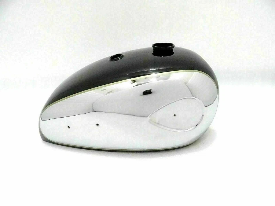 BSA A7 A10 Super Rocket Black Painted Chromed Petrol Tank