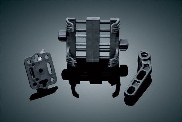 Kuryakyn Large Tech-Connect Kit Cell Phone Mount- Clutch or Brake Perch Mount