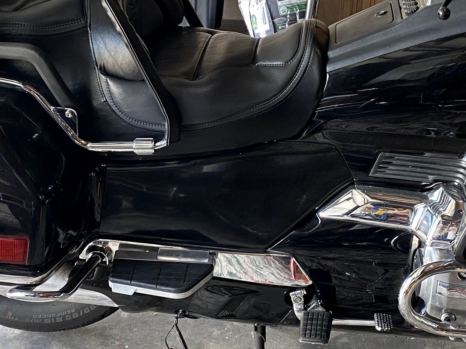 Left Right Rear Raw Black Primer Side Covers Panels fits Honda GL 1500 Goldwing