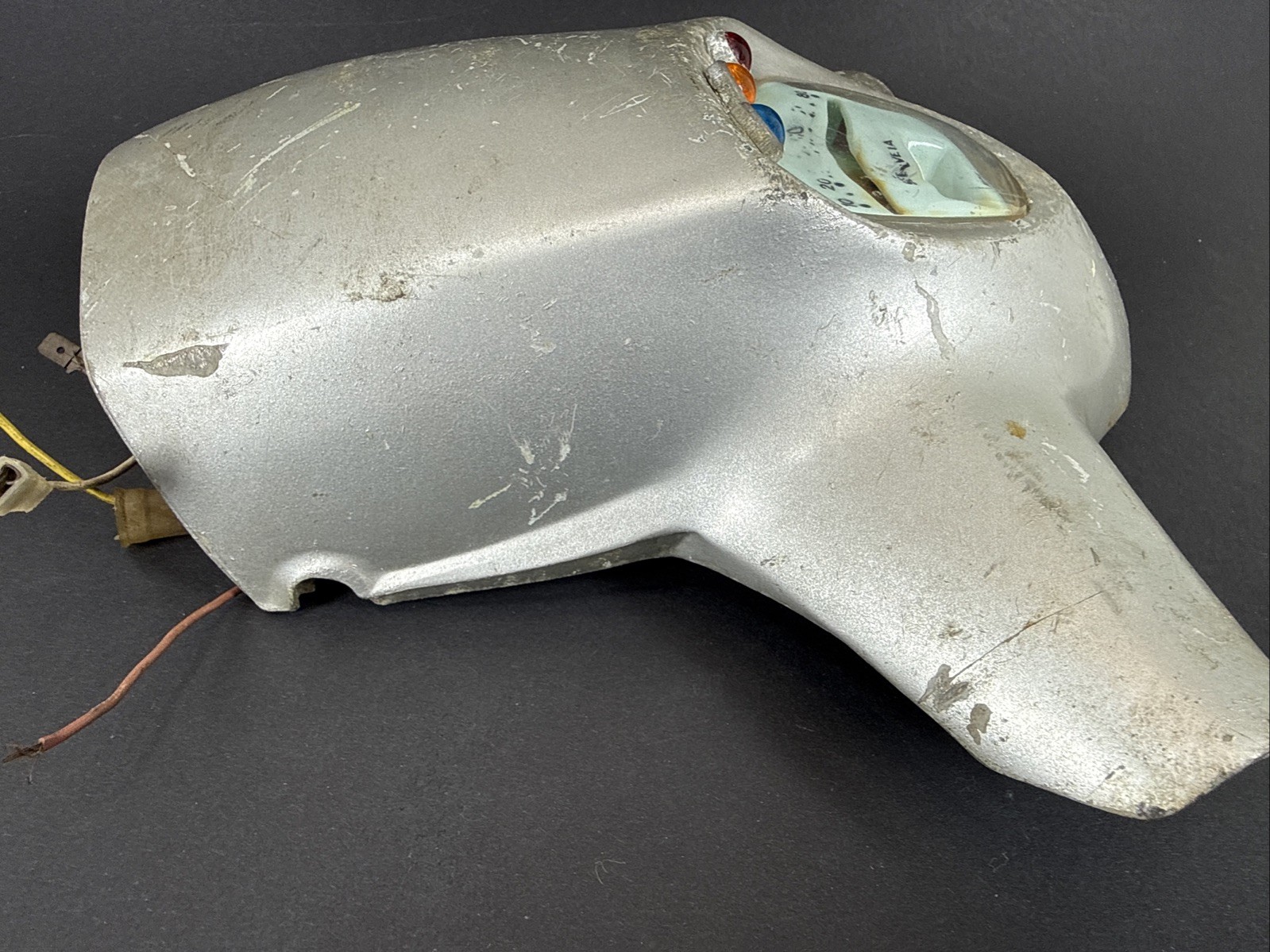 Vintage SERVETA JET 200 LAMBRETTA Scooter Speedometer & Headset Top Casing