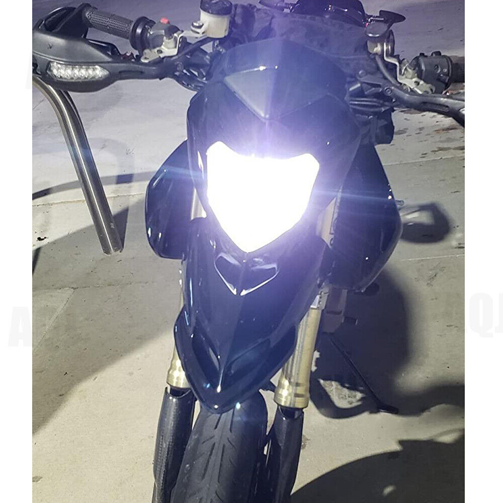 For Ducati Hypermotard 796 1100 S EVO LED Motorcycle Headlight 6000K White Bulbs