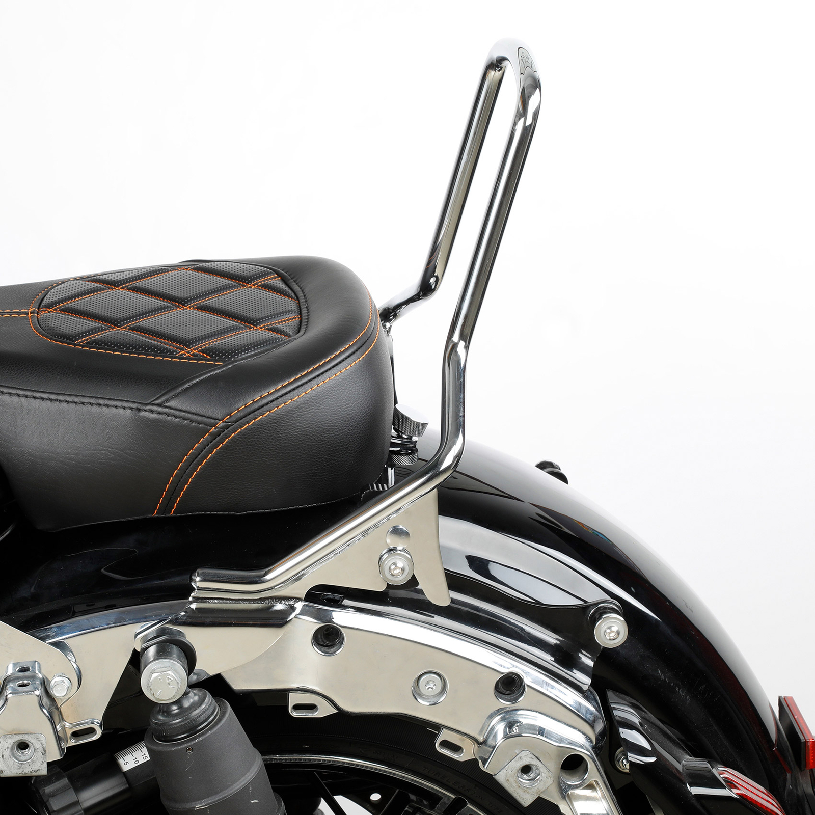 Sissy Bar Upright Passenger Backrest w/ Pad for Harley Touring Models 2009-2024