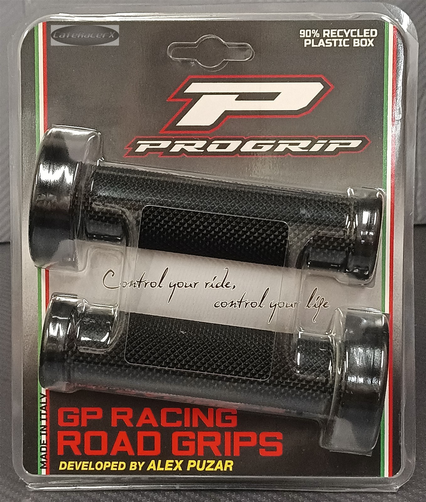 Pro Grip 780 Black Open End Motorcycle Grips 7/8″ Superbike Streetbike Grips