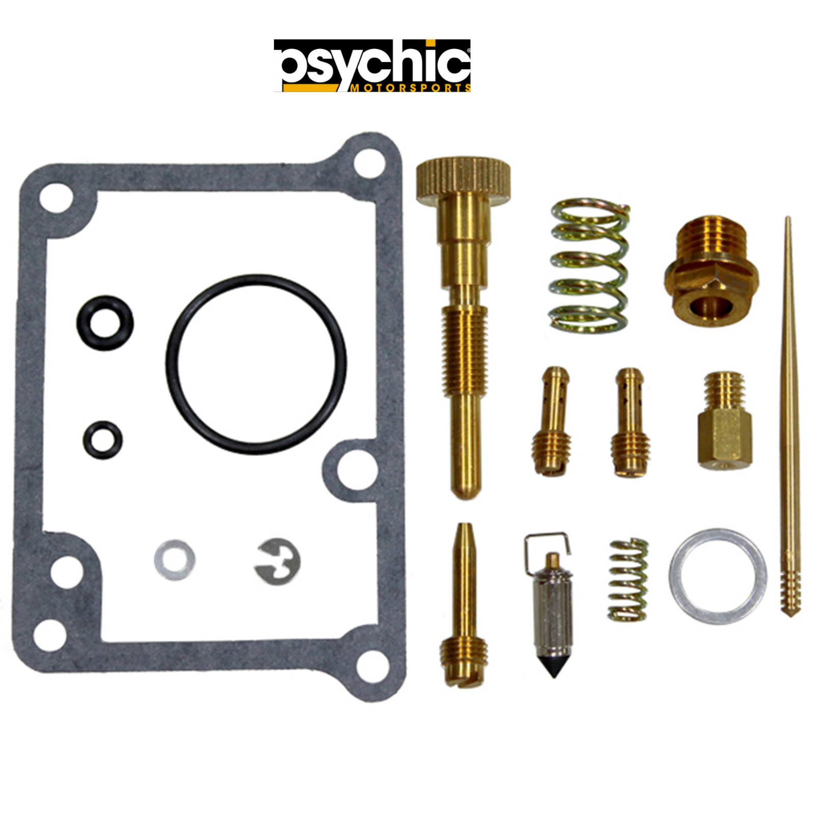 Psychic Carburator Carb Rebuild Repair Kit Kawasaki KX65 2002-2023 18 Pieces