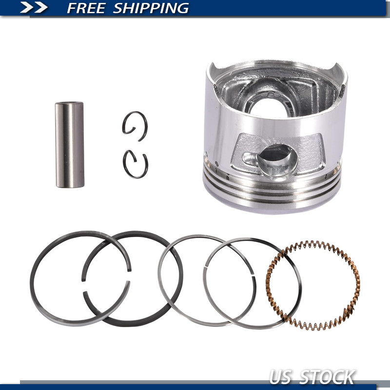 Piston Ring Set, 47mm, 70cc 4-Stroke Horizontal Engine, ATV and Scooter
