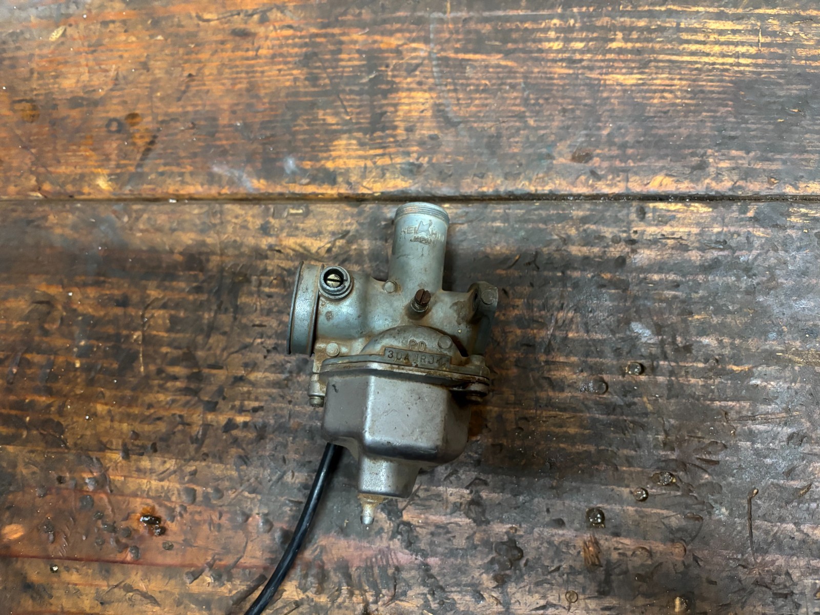 1980 Honda XL100 Carburetor Carb Body Keihin XL 100 PD30A