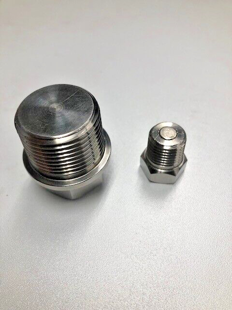 SS Fill Plug 3/4″ And Drain with Magnet 1/4″ Differential Transmission