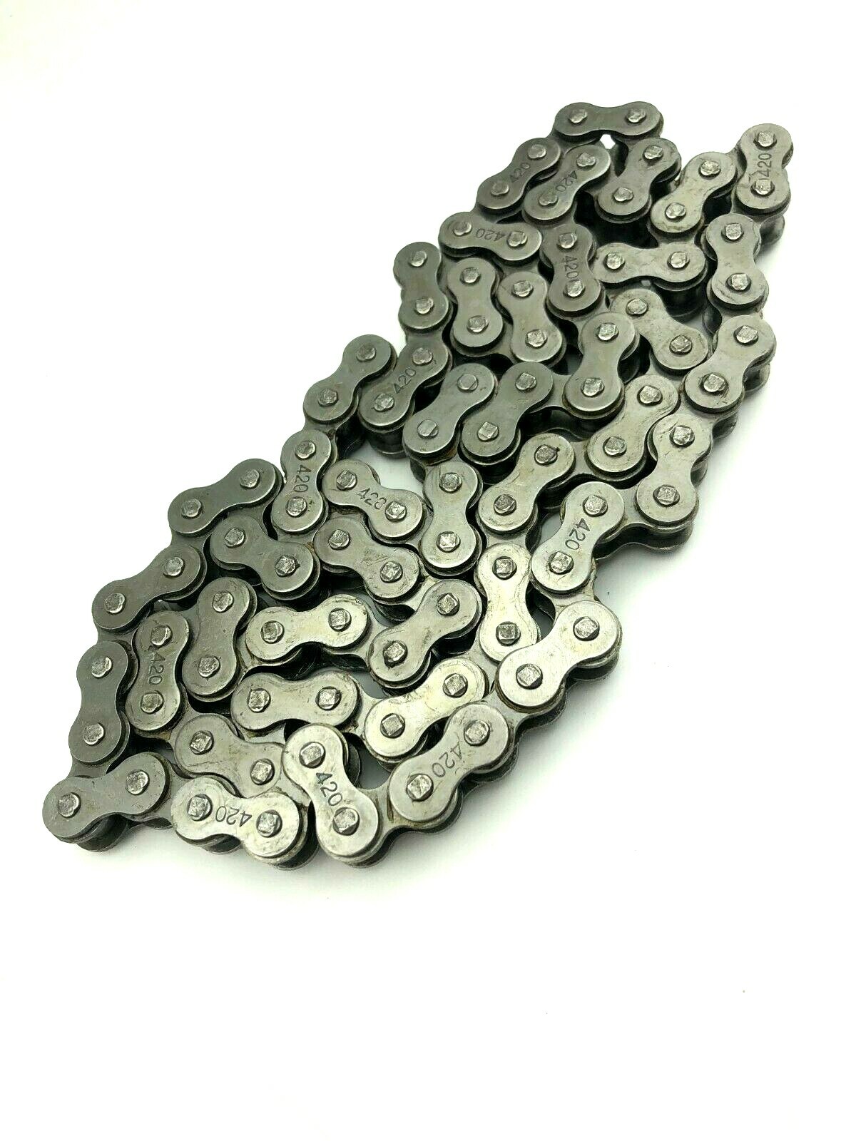 420 Chain 120 Link & Masterr Link for 110cc 125cc Dirt Pit Bike Quad TaoTao ATV