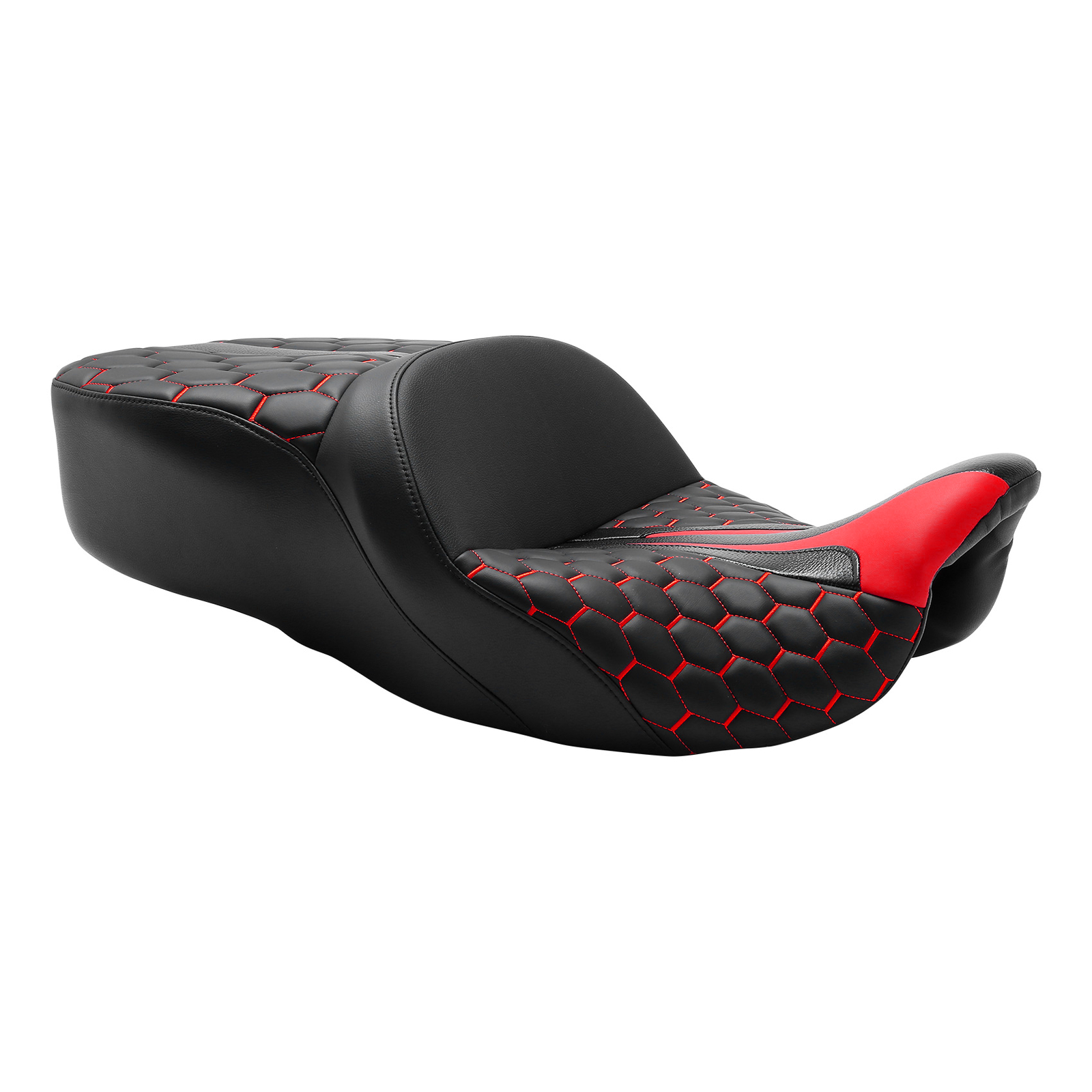 Red Black Rider Driver Passenger Seats For Harley Touring Electra Glide 09-23 22
